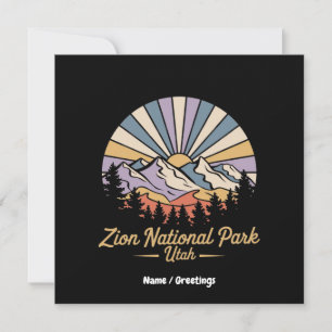 Invitation Randonnée Parc National De Zion Utah Explorez Les
