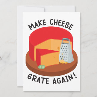 Invitation Râper à nouveau le fromage