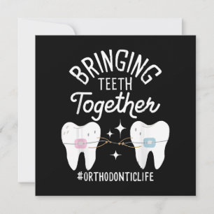Invitation Rapprocher les dents - Orthodontiste 