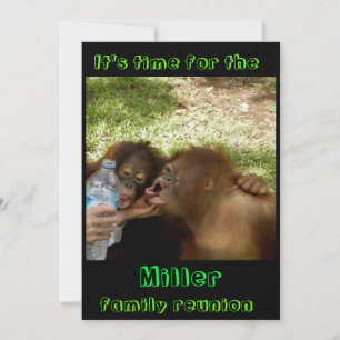 Invitation Rassemblement familial amusant