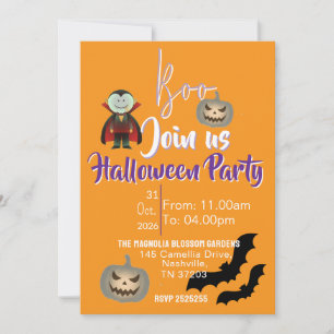 Invitation rassemblement Halloween