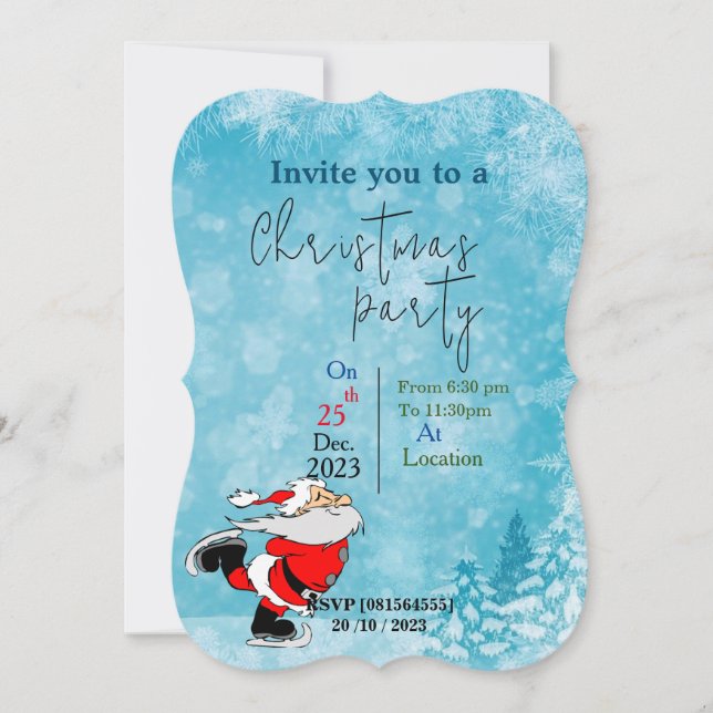 Invitation Rassemblez-vous pour Noël (Devant)