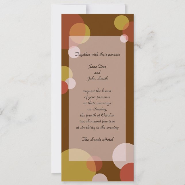 Invitation Rat Pack - Brown (Devant)