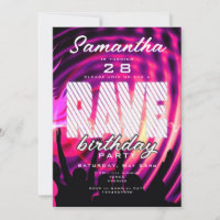Rave EDM Clubbing Techno Music Anniversaire