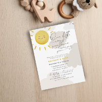 Ray of Sunshine Nuages Baby shower neutre entre le