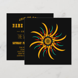 Invitation rayons solaires