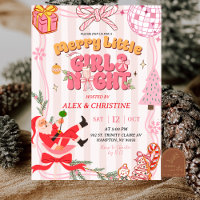 Rayures roses Soirée entre filles Noël rétro migno