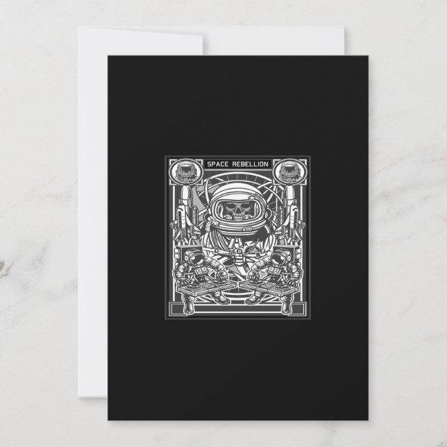 Invitation rébellion spatiale (Devant)
