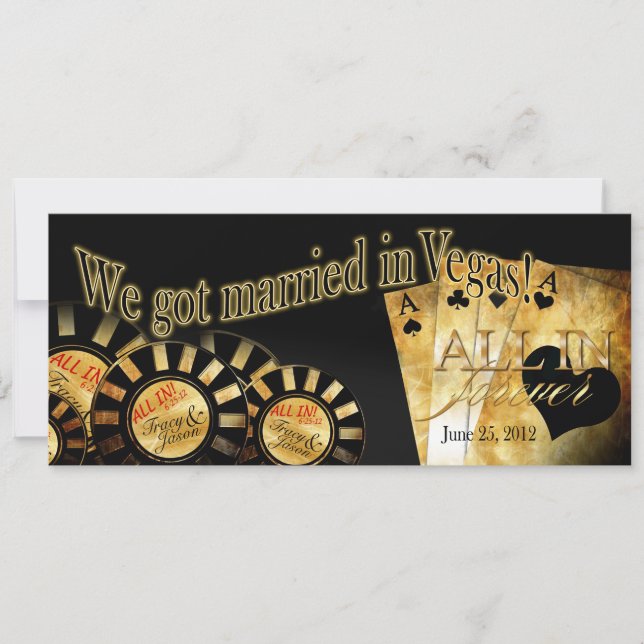 Invitation Réception à Las Vegas (contactez-moi pour personna (Devant)