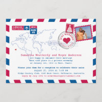 Réception de la poste aérienne Australie/Hawaii