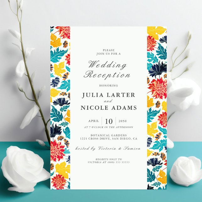 Invitation Réception de mariage aux tournesols à l'aquarelle  (Créateur téléchargé)