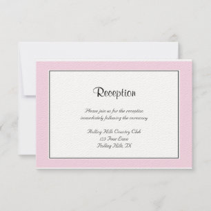 Invitation Réception de mariage avec papillon Polka Dot