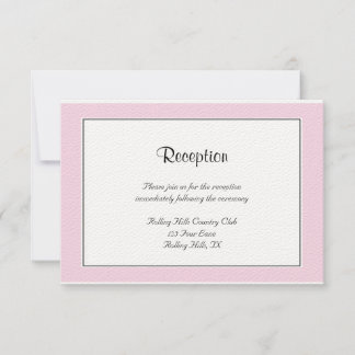 Invitation Réception de mariage avec papillon Polka Dot