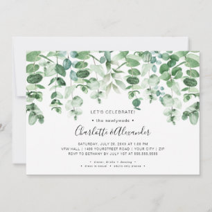 Invitation Réception de mariage avec verdure uniquement