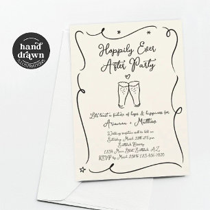 Invitation Réception de mariage de brasserie seulement Invita