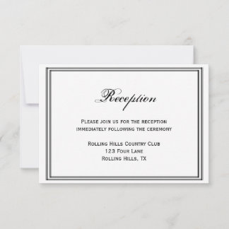Invitation Réception de mariage de destination de Boston