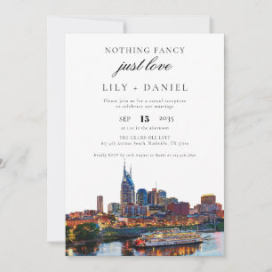 Invitation Réception de mariage de fuite à Nashville