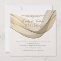Réception de mariage du temple LDS Invitation-Le V