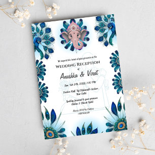 Invitation Réception de mariage indienne