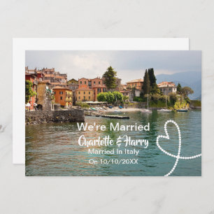 Invitation Réception De Mariage Marié En Italie