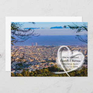 Invitation Réception De Mariage Mariée En Espagne