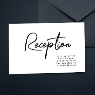 Invitation Réception De Mariage Moderne Personnalisée Et Élég