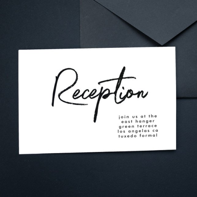 Invitation Réception De Mariage Moderne Personnalisée Et Élég (Créateur téléchargé)