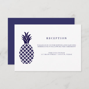 Invitation Réception de mariage pour ananas classique de la M