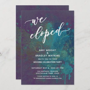 Invitation Réception De Script Multicolore Abstrait Nous Avon