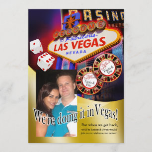 Invitation Réception de Tania et d'Éric Las Vegas