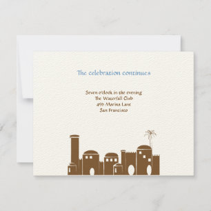 Invitation Réception Dylan Max Jerusalem Jewish Bar Mitzvah