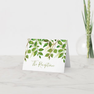 Invitation Réception élégante de soirée de mariage de pré de