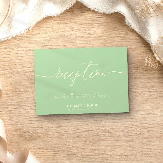 Invitation Réception formelle après dîner de mariage au pista (Créateur téléchargé)