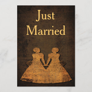 Invitation Réception légendaire de mariage gay