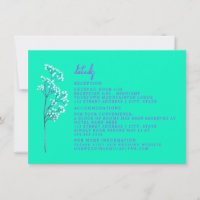 Réception Logement Neon Blue Détails Mariage