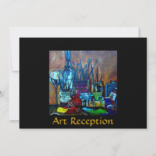 Invitation Réception/présentation artistique (Devant)