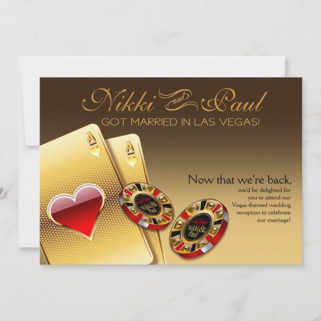 Invitation Réception VIP de Vegas CONTACTEZ-MOI POUR AJOUTER  (Devant)