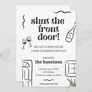 Invitation Réchauffement Maison Invitation Réchauf