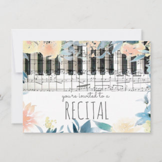 Invitation récital de musique florale
