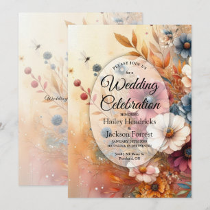 Invitation Récolte de Pétales et Cieux Peints Mariage