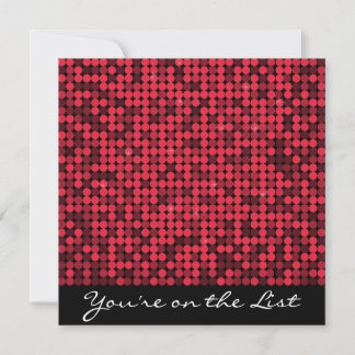 Invitation Red Hot Glam