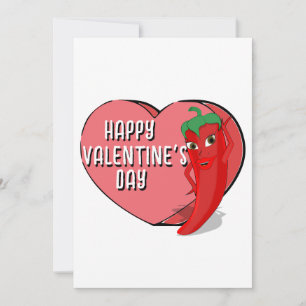 Invitation Red Hot Pepper Diva Valentines