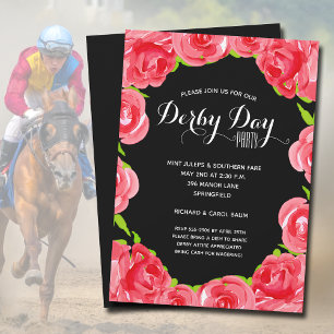 Invitation Red Roses Derby