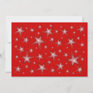 Invitation Red Stars