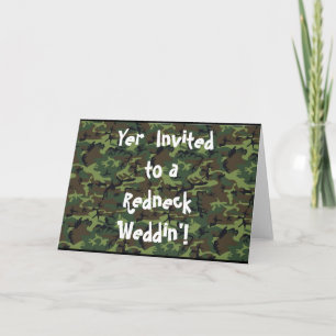 Invitation Redneck Wedding