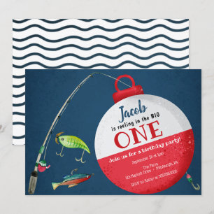 Invitation Reeling dans le grand ONE Pêche premier anniversai