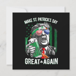 Invitation Refaire la Saint-Patrick Grande Encore Drôle Trump