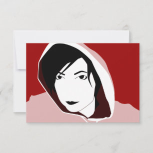 Invitation regard à capuchon