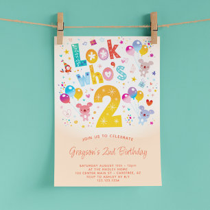 Invitation Regardez le 2ème anniversaire