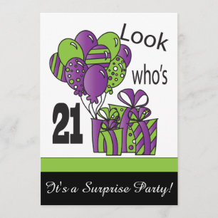 Invitation Regardez qui a 21 ans   Anniversaire 21 ans